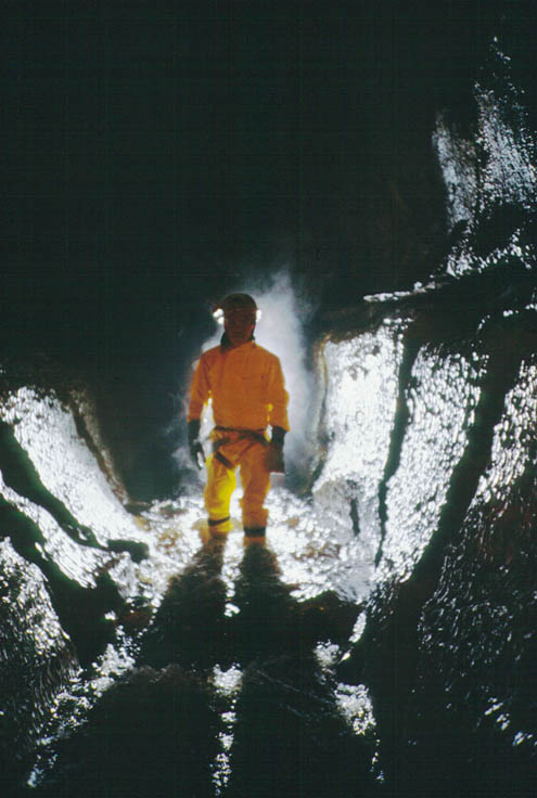 Stream passage, Dow Cave (D. Wilson)